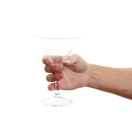 Olympia Kristallon Polycarbonate Martini Glasses 300ml (Pack of 12) - DS131 Plastic Drinkware Olympia   