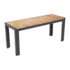 Bolero Rectangular Steel and Acacia Benches 1000mm (Pack of 2) - DS154 Benches Bolero   