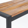 Bolero Acacia Wood and Steel Industrial Benches 1600mm (Pack of 2) - DS158 Benches Bolero   