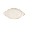 Churchill Stonecast Oval Eared Dishes Barley White 232mm (Pack of 6) - DS490 Churchill Super Vitrified Churchill   