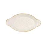 Churchill Stonecast Oval Eared Dishes Barley White 232mm (Pack of 6) - DS490 Churchill Super Vitrified Churchill   
