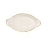 Churchill Stonecast Oval Eared Dishes Barley White 205mm (Pack of 6) - DS491 Churchill Super Vitrified Churchill   