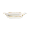 Churchill Stonecast Oval Eared Dishes Barley White 205mm (Pack of 6) - DS491 Churchill Super Vitrified Churchill   