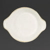 Churchill Stonecast Round Eared Dishes Barley White 215mm (Pack of 6) - DS492 Churchill Super Vitrified Churchill   
