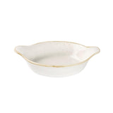 Churchill Stonecast Round Eared Dishes Barley White 180mm (Pack of 6) - DS493 Churchill Super Vitrified Churchill   