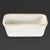 Churchill Stonecast Deep Rectangular Dishes Barley White 160mm (Pack of 12) - DS494 Churchill Super Vitrified Churchill   