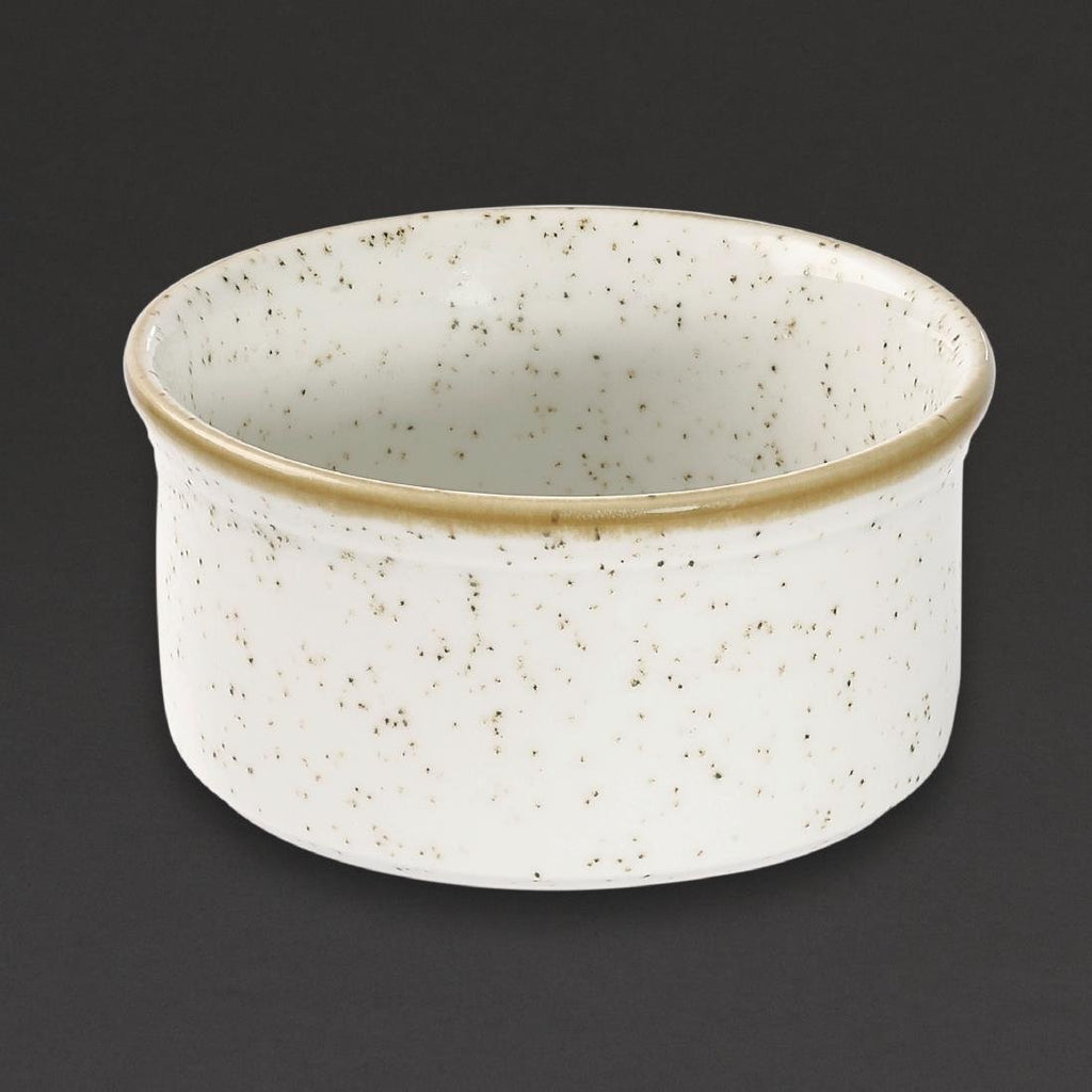 Churchill Stonecast Ramekins Barley White 90mm (Pack of 24) - DS496 Churchill Super Vitrified Churchill   