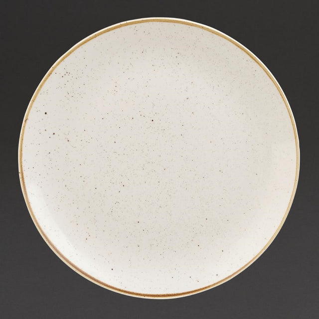 Churchill Stonecast Deep Coupe Plates Barley White 280mm (Pack of 12) - DS497 Plates Churchill