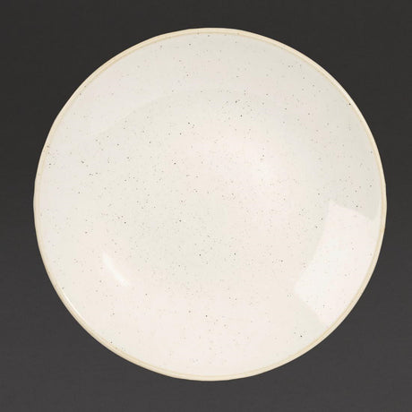 Churchill Stonecast Deep Coupe Plates Barley White 240mm (Pack of 12) - DS498 Plates Churchill