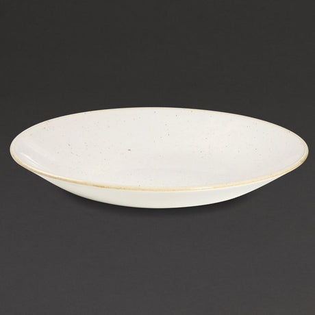 Churchill Stonecast Deep Coupe Plates Barley White 240mm (Pack of 12) - DS498 Plates Churchill