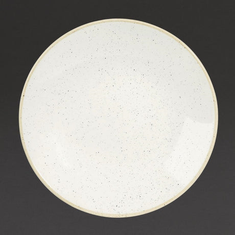Churchill Stonecast Deep Coupe Plates Barley White 220mm (Pack of 12) - DS499 Plates Churchill