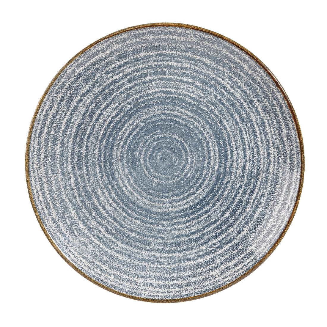 Churchill Studio Prints Homespun Coupe Plates Slate Blue 260mm (Pack of 12) - DS521 Plates Churchill