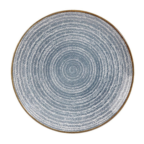 Churchill Studio Prints Homespun Coupe Plates Slate Blue 260mm (Pack of 12) - DS521 Plates Churchill
