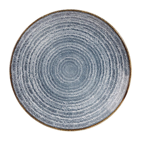 Churchill Studio Prints Homespun Coupe Plates Slate Blue 217mm (Pack of 12) - DS522 Plates Churchill