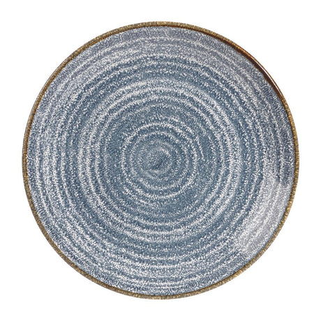 Churchill Studio Prints Homespun Coupe Plates Slate Blue 165mm (Pack of 12) - DS523 Plates Churchill