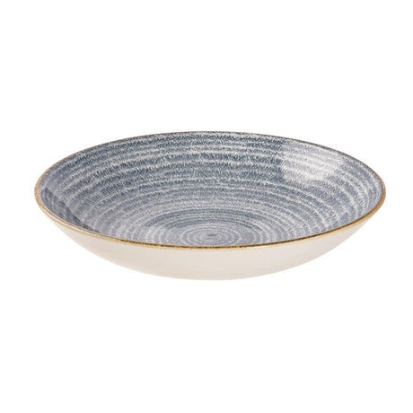 Churchill Studio Prints Homespun Coupe Bowls Slate Blue 248mm (Pack of 12) - DS524 Bowls Churchill