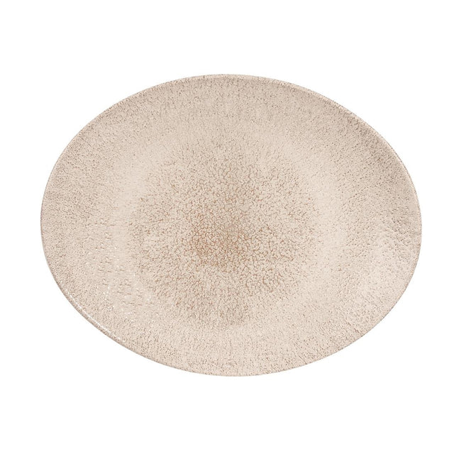 Churchill Studio Prints Raku Oval Coupe Plates Agate Grey 270mm (Pack of 12) - DS572 Plates Churchill