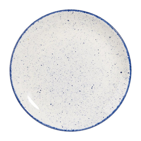 Churchill Stonecast Hints Coupe Plates Indigo Blue 217mm (Pack of 12) - DS576 Plates Churchill