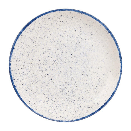 Churchill Stonecast Hints Coupe Plates Indigo Blue 165mm (Pack of 12) - DS577 Plates Churchill