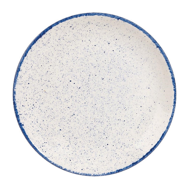 Churchill Stonecast Hints Coupe Plates Indigo Blue 165mm (Pack of 12) - DS577 Plates Churchill