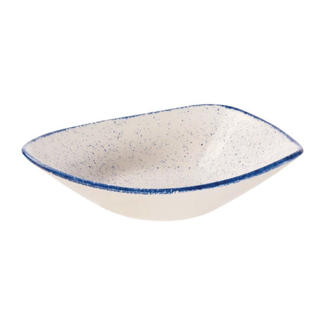Churchill Stonecast Hints Triangle Bowls Indigo Blue 235mm (Pack of 12) - DS583 Bowls Churchill