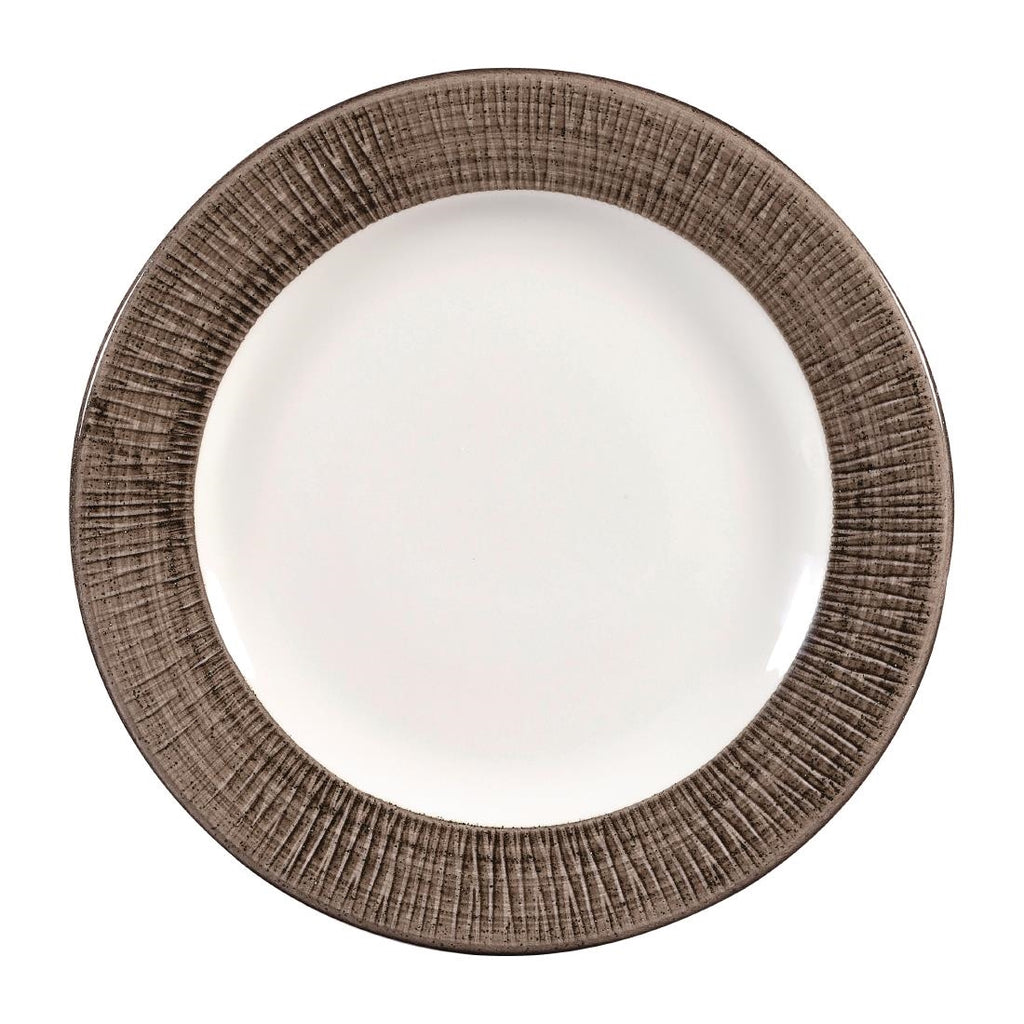 Churchill Bamboo Plates Dusk 210mm (Pack of 12) - DS690 Plates Churchill
