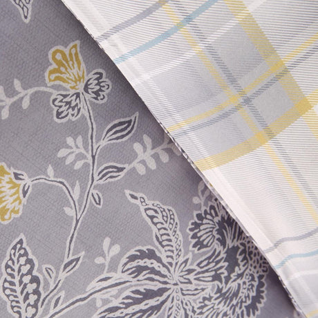 Mitre Essentials Chatsworth Hardwick Slate/Connel Slate Duvet Cover - Single - DS702  Mitre Essentials   