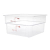 Cambro Square Polycarbonate Food Storage Container 1.9 Ltr (Pack of 6) - DT195  Cambro   