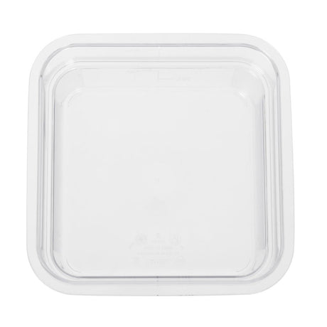 Cambro Square Polycarbonate Food Storage Container 1.9 Ltr (Pack of 6) - DT195  Cambro   