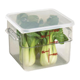 Cambro Square Polycarbonate Food Storage Container 11.4 Ltr (Pack of 6) - DT197  Cambro   