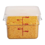 Cambro Square Polycarbonate Food Storage Container 11.4 Ltr (Pack of 6) - DT197  Cambro   
