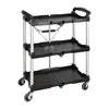 Vogue 3 Tier PP Folding Trolley Black - DT429  Vogue   