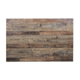 Bolero Pre-Drilled Rectangular Table Top Urban Dark 1100(W) x 700(D)mm - DT440 Wood Effect Table Tops Bolero   