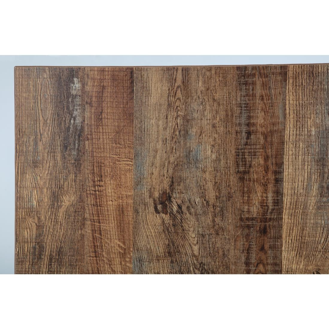 Bolero Pre-Drilled Rectangular Table Top Urban Dark 1100(W) x 700(D)mm - DT440 Wood Effect Table Tops Bolero   