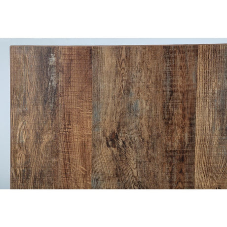 Bolero Pre-Drilled Rectangular Table Top Urban Dark 1100(W) x 700(D)mm - DT440 Wood Effect Table Tops Bolero   