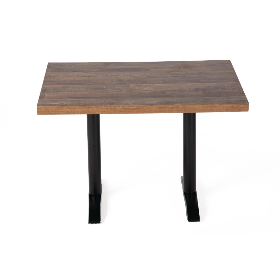 Bolero Pre-Drilled Rectangular Table Top Urban Dark 1100(W) x 700(D)mm - DT440 Wood Effect Table Tops Bolero   