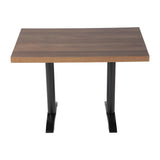 Bolero Pre-drilled Rectangular Table Top Rustic Oak 1100(W) x 700(D)mm - DT442 Wood Effect Table Tops Bolero   
