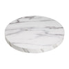 Bolero Pre-drilled Round Table Top Marble Effect 600mm - DT445 Stone Effect Table Tops Bolero   
