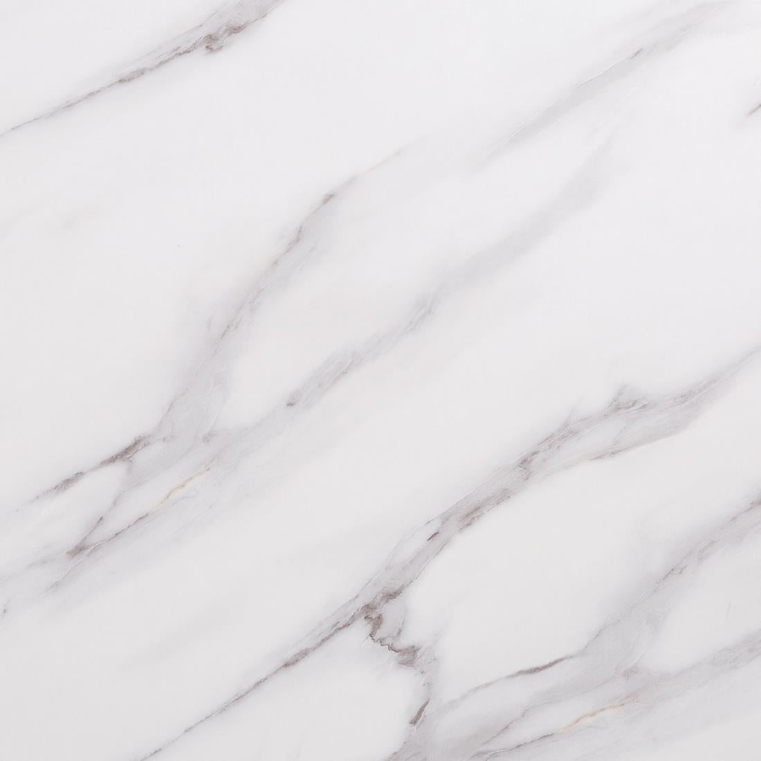 Bolero Pre-Drilled Square Table Top Marble Effect 700mm - DT446 Stone Effect Table Tops Bolero   