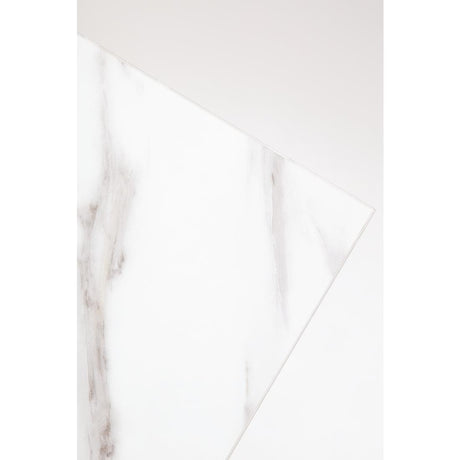 Bolero Pre-Drilled Rectangular Table Top Marble Effect 700mm - DT447 Stone Effect Table Tops Bolero   