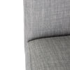 Bolero Chiswick Dining Chairs Charcoal Grey (Pack of 2) - DT696 Upholstered Dining Chairs Bolero   
