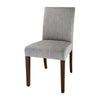 Bolero Chiswick Dining Chairs Charcoal Grey (Pack of 2) - DT696 Upholstered Dining Chairs Bolero   