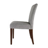 Bolero Chiswick Dining Chairs Charcoal Grey (Pack of 2) - DT696 Upholstered Dining Chairs Bolero   
