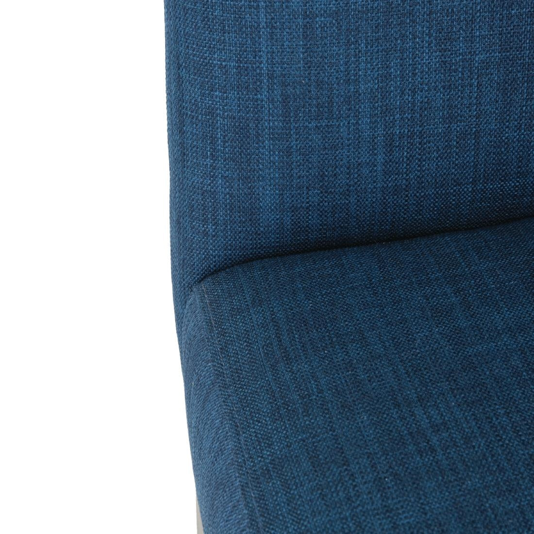 Bolero Chiswick Dining Chairs Royal Blue (Pack of 2) - DT697 Upholstered Dining Chairs Bolero   
