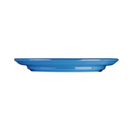 Olympia Heritage Raised Rim Plates Blue 203mm (Pack of 4) - DW140 Plates Olympia