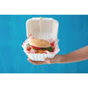 Fiesta Compostable Bagasse Burger Boxes with Side Ridges 153mm (Pack of 500) - DW246  Fiesta   