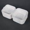Fiesta Compostable Bagasse Burger Boxes with Side Ridges 153mm (Pack of 500) - DW246  Fiesta   