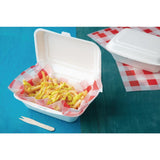 Fiesta Compostable Bagasse Hinged Food Containers 183mm (Pack of 250) - DW248  Fiesta   