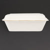 Fiesta Compostable Bagasse Hinged Food Containers 183mm (Pack of 250) - DW248  Fiesta   