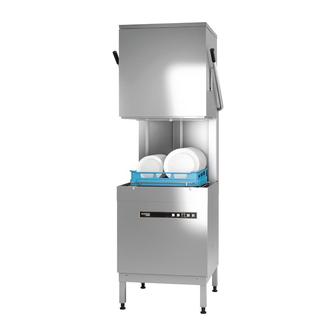 Hobart Ecomax Pass Through Dishwasher 602SW with Water Softener - DW257-MO  Hobart Ecomax   